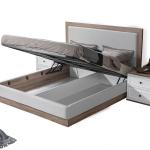 زيتا طقم غرفة نوم 6 قطع وودي