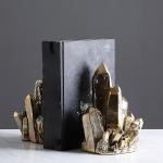 مساند للكتب ذهبي وودي