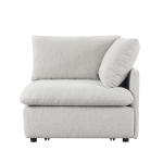 هزال طقم كنب زاوية رمادي وودي