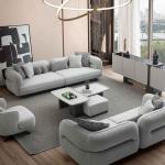 نيو هيرميس كنب 4 مقاعد كريمي 300 سم وودي