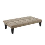 بيرل كنبة سرير 3 مقاعد بني وودي