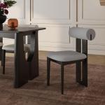 لووب كرسي رمادي وودي