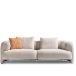 سان فيتو كنب 3 مقاعد كريمي 226 سم وودي