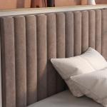 موغلا سرير أطفال 120×200 سم بيج وودي