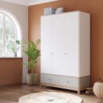 بونو دولاب ملابس رمادي 3 أبواب وودي