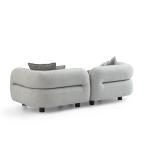 نيو هيرميس كنب 3 مقاعد كريمي 240 سم وودي