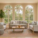 ملقا كنب ثلاثي وودي