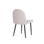 لونا كرسي قماش بيج و أرجل سوداء