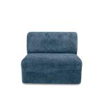 فيولا طقم كنب زاوية أزرق وودي