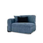 فيولا طقم كنب زاوية أزرق وودي