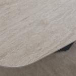 بيلا طاولة طعام 8 أشخاص 220 سم بدون كراسي وودي