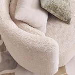 تكساس كنب 2 مقاعد 185 سم بيج وودي