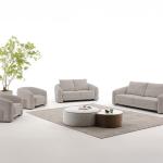 سياتل كنب 3 مقاعد رمادي 237 سم وودي