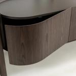 بوليرو طاولة تلفزيون بني 250 سم وودي