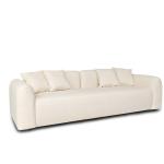 دون كنب رباعي قماش كريمي عرض 280 سم وودي