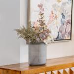 فازة زجاج كبيرة وودي