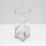 فازة مكعبات زجاجية كبيرة وودي