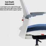 مينسو كرسي مكتب بمسند رأس