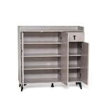 ريف دولاب أحذية رمادي 7 أرفف