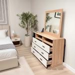 نيو ماروني طقم غرفة نوم 5 قطع وودي