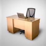 ناقو مكتب 140 سم بني وودي