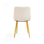 ميلانو كرسي كريمي مخمل