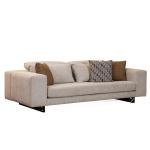 أكورسا كنب 3 مقاعد كريمي 230 سم وودي