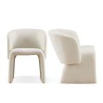 جولين كرسي أبيض وودي