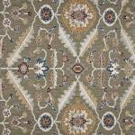 جونا سجاد بلجيكي دائري أخضر بنقوش وزخارف أنيقة