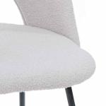 كرسي بوكليه رمادي