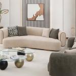 سايستا كنب 3 مقاعد أخضر وودي