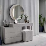 كشمير طقم غرفة نوم راقي كريمي 180×200 سم 7 قطع وودي