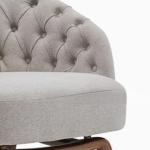 بريتا كرسي لاونج رمادي وودي