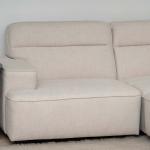 أودسي  طقم كنب زاوية بيج وودي