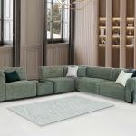 فيولا كنب فردي أخضر وودي