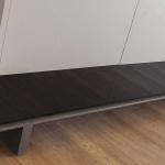 بيلا كونسول مع مرآة كريمي 4 أبواب وودي