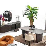 بوليرو طاولة طعام 270 سم بدون كراسي وودي