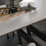 بادوفا طاولة طعام 8 أشخاص بدون كراسي وودي