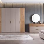 برينا دولاب ملابس 6 أبواب وودي