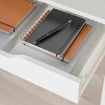 ألبا مكتب منزلي أبيض 100 سم وودي