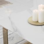 اهلت طاولة قهوة بورسلان 140 سم وودي