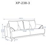 ايرا كنب ثلاثي جلد وودي