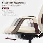 إمبرا كرسي مكتب بيج دوار متحرك بمسند رأس وودي