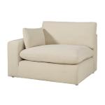 اشلي إليز طقم كنب زاوية بيج وودي