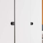 سولد دولاب ملابس 3 أبواب خشبي-أبيض وودي