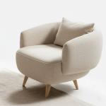 لاروس كنب فردي كريمي وودي