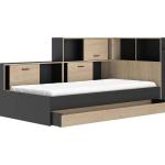 سرير تخزين إروان 90 ×200 سم وودي