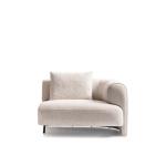 سان فيتو كنب 4 مقاعد كريمي 260 سم وودي