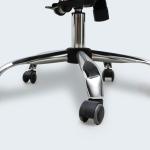 كرسي مكتب جلد بني وودي