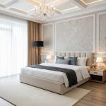 نيو ماروني طقم غرفة نوم 5 قطع وودي